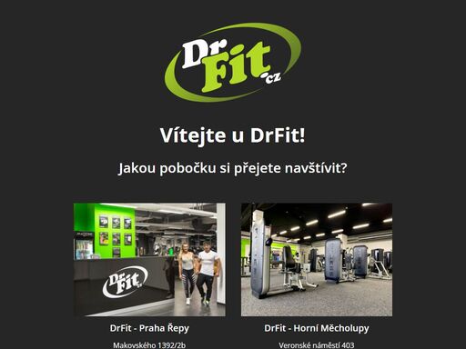 úvodní stránka webu drfit. podívejte se na více informací u vašich oblíbených poboček.