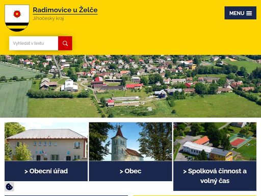obec radimovice u želče se nachází v okrese tábor, kraj jihočeský, zhruba 4 km jižně od tábora.