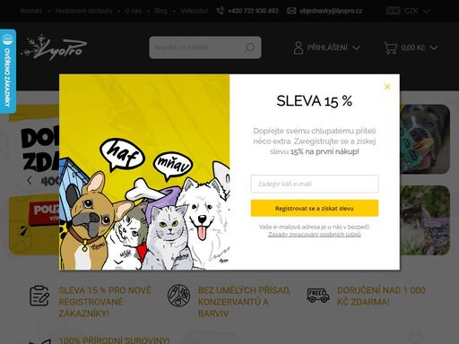 kvalitní mrazem sušené pamlsky pro psy a kočky s vysokým podílem masa. kupujte barf pamlsky, které za to stojí.