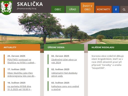 skalička je obec v okrese brno-venkov v jihomoravském kraji. rozkládá se v boskovické brázdě, přibližně 7 kilometrů východně od tišnova, v katastrálním území skalička u tišnova. žije zde 165 obyvatel.