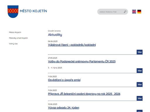 město kojetín se nachází v okrese přerov v olomouckém kraji. městský úřad kojetín je pověřeným obecním úřadem, matričním úřadem a stavebním úřadem.