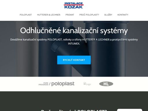 poloplast, odtoky a sifony hutterer a lechner