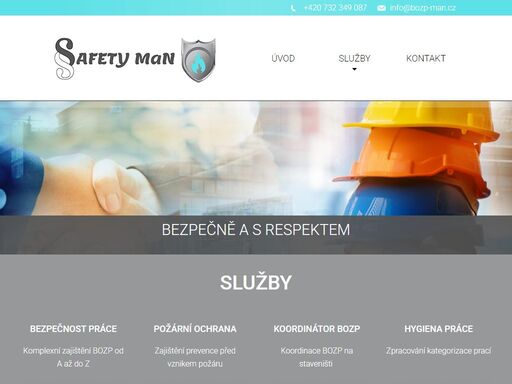 společnost safety man z ostravy zajišťuje komplexní služby v oblasti bezpečnosti práce, požární ochrany, koordinace na staveništi nebo hygieny práce.