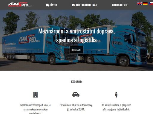 mezinárodní a vnitrostátní doprava, spedice a logistika