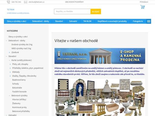 umělý kámen a umělý pískovec korte. 600 různých výrobků, 33 barevných odstínů kamene. stavební prvky (ploty, obklady,dlažby, balustrády), zahradní doplňky (květináče, japonské lampy) i drobné dárkové předměty. možnost objednání i přes e-shop.