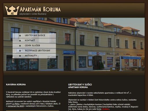 www.apartman-susice.cz