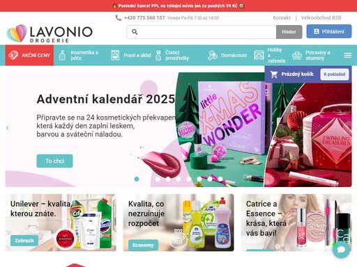 produkty za nejlepší ceny, které používáte denně.lavonio nabízí širokou nabídku výhodného zboží, nakupte nyní a získejte dárek zdarma.
