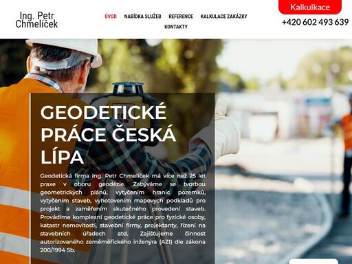 geodetické práce česká lípa. provádíme komplexní geodetické práce pro fyzické osoby, katastr nemovitostí (kn), stavební firmy, projektanty, řízení na stavebních úřadech, činnost úředně oprávněného zeměměřického inženýra (úozi) atd.