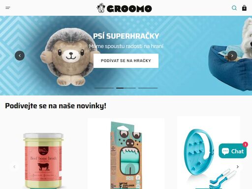 jsme špičkový e-shop pro náročné majitele psů i koček a pro profesionální střihače – groomery! nabízíme profesionální potřeby, šampony, pomůcky, zdravé pamlsky, doplňky a luxusní zboží pro psy. poskytujeme osobní poradenství od odborníků a kurzy pro hobby i profesionály. opravdová péče o vašeho mazlíčka začíná u nás!
