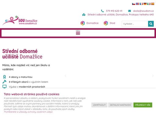 jsme kvalitní střední odborné učiliště a naši absolventi jsou velmi dobře hodnoceni zaměstnavateli.