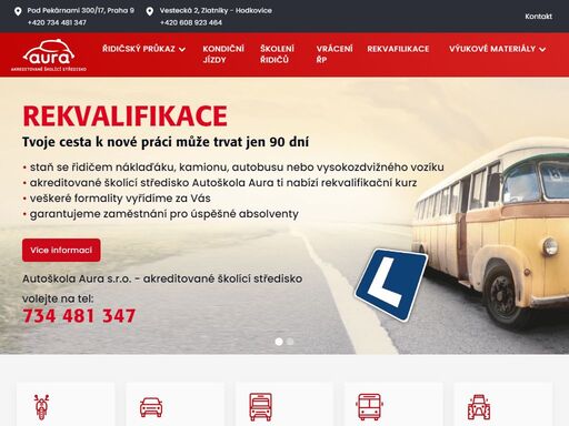 řidičák v praze - nabídka řidičských oprávnění všech skupin. rekvalifikace a referentské školení.