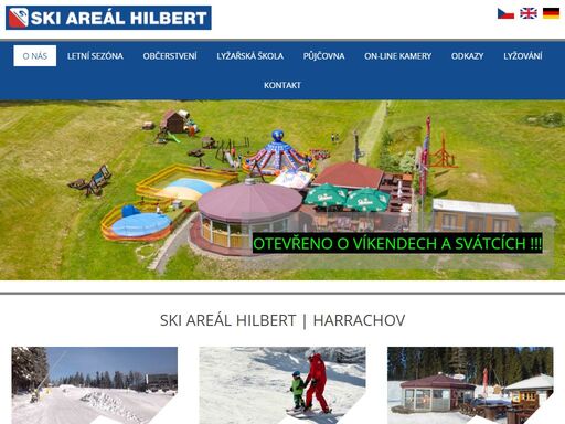 ski areál hilbert je lyžařský areál pro děti a začínající lyžaře v srdci krkonoš v harrachově.