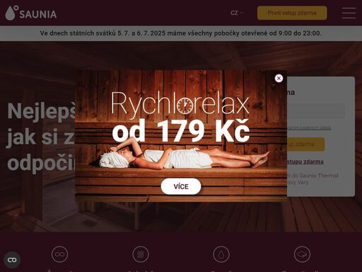 vstupte do světa saunování a dopřejte si hluboký odpočinek. prohřejte tělo, uvolněte mysl a načerpejte novou energii v našich saunových světech.