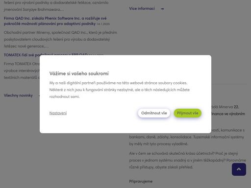 erp systém qad - komplexní podnikový software pro výrobní společnosti