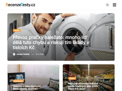 zpracováváme žebříčky nejlepších produktů dle testů a recenzí