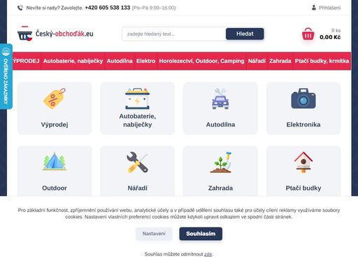 český obchoďák, internetový obchod, jablonec nad nisou, e-shop