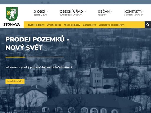 stránky obce stonava