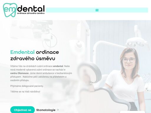 naše nová moderně vybavená zubní ordinace se nachází v centru olomouce. jsme denní ambulance s bezbariérovým přístupem. nabízíme péči založenou na přátelském a osobním přístupu.