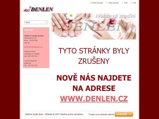nehtové studio denlen brno vám nabízí tyto služby: modeláž nehtů - gelové nehty, shellac, manikúra, pedikúra - levně v brně!