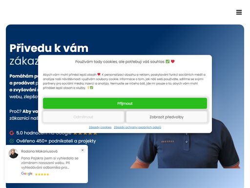 vytvořím vám web, který prodává, a zajistím jeho viditelnost ve vyhledávačích. férový přístup. 5? hodnocení na google, ověřeno 450+ klienty.