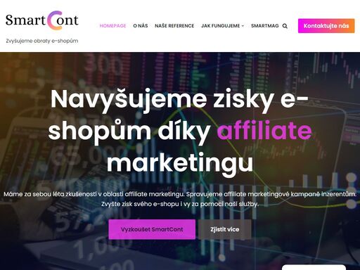 jsme digitální marketingová společnost, která navyšuje obraty e-shopům a vydavatelům za pomocí affiliate marketingu.