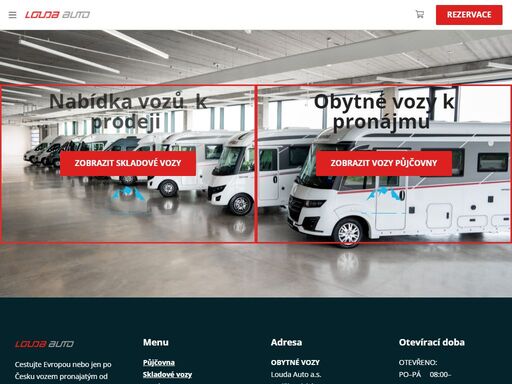 prodej a půjčovna obytných vozů a karavanů značky. nové modely itineo. cestujte evropou nebo jen po česku vozem od louda auto.