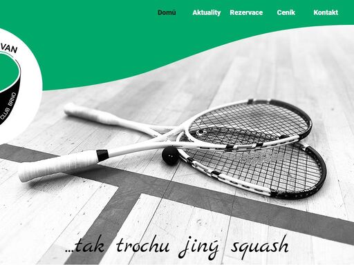 squash slovan - tak trochu jiný squash.
nabízíme squashové kurty k pronájmu.