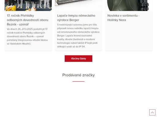 nabízíme vám největší výběr řeznických nožů a ocílek v čr. dále pak řeznické rukavice a zástěry, specializovanou obuv, jednorázové potřeby, koše a toulce na nože, hygienický program a spoustu dalších doplňků pro zpracování masa. mezi naše další činnosti patří návrh a výroba nerezových stolů a dalších doplňků pro jateční, bourárenské a výrobní provozy.