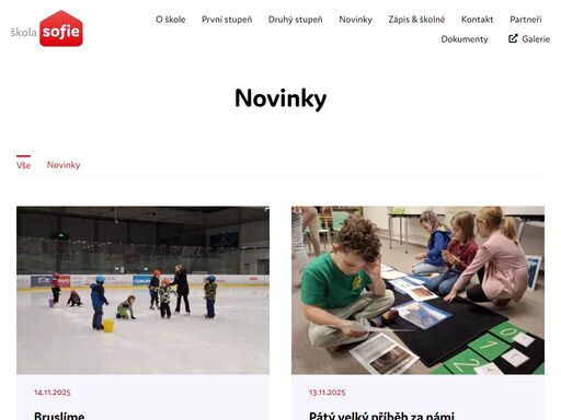 základní škola sofie říčany 
základní škola sofie říčany je škola poskytující moderní a individualizované vzdělání na prvním a druhém stupni v česko-anglickém prostředí. od první třídy podporujeme zájem dětí o učení a poznávání světa kolem nás. pracujeme v prostředí