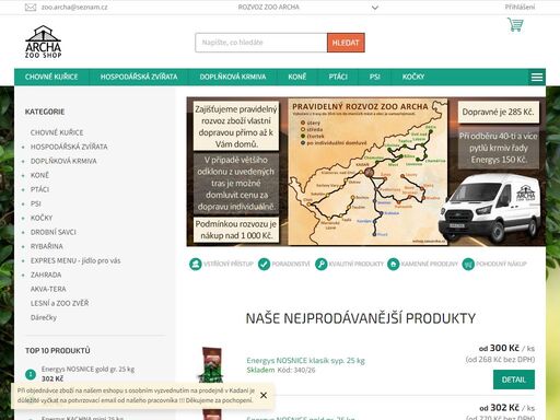 prodáváme krmiva, krmení, krmné směsi a doplňky pro hospodářská zvířata - koně, králíky, kachny, krůty, křepelky, bažanty, brojlery, kuřata, nosnice, holuby, pštrosy, ovce, kozy, prasata, skot, ptáky, ryby, akvarijní a terarijní zvířata, granule pro psy, kočky, hlodavce