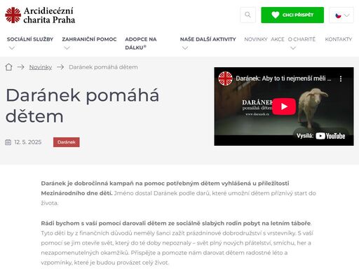 jsme křesťanská organizace pomáhající lidem v nouzi. pomáhejte s námi! dejte chudým dětem vzdělání v programu adopce na dálku®, změníte tím život!