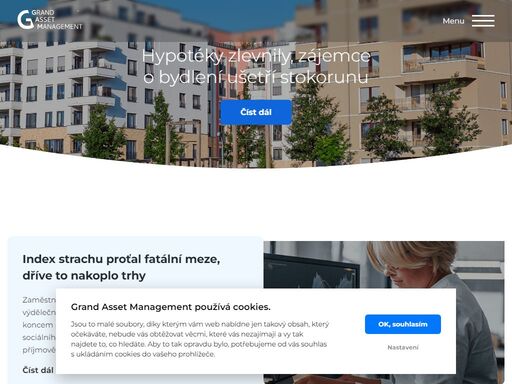 grand asset management s.r.o. je zprostředkovatelská společnost působící na českém a slovenském finančním trhu, která sdružuje odborníky a specialisty z různých odvětví finanční sféry, kteří mají dlouholeté zkušenosti v oboru.