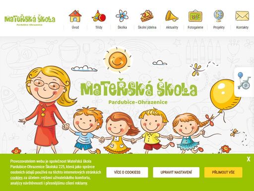 mateřská škola pardubice-ohrazenice. největším dárkem dítěti je čas, který mu věnujeme.