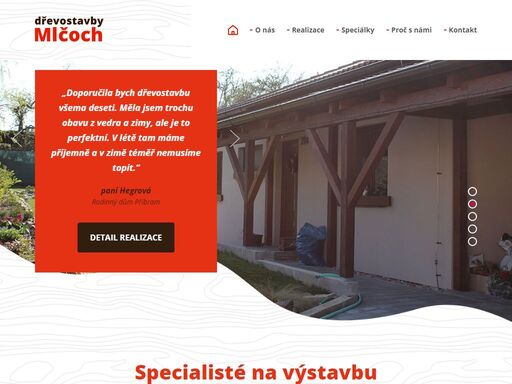 dřevostavby mlčoch jsou specialisté na výstavbu energeticky úsporných a nízkoenergetických dřevostaveb. klientům plní sny o bydlení ve kvalitní dřevostavbě.