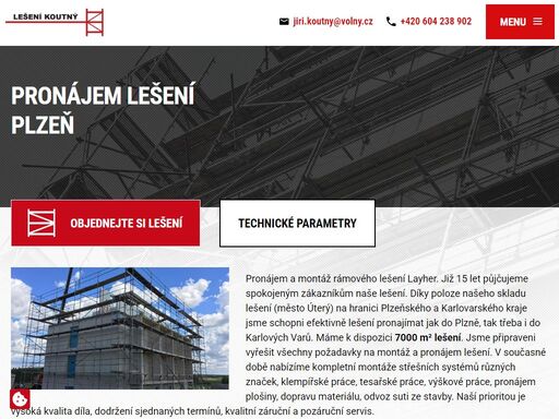 pronájem a montáž rámového lešení layher. máme k dispozici 7000 m2 lešení, kontaktujte nás.