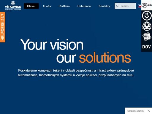 poskytujeme komplexní it řešení pro podniky, státní správu i průmysl. v oblasti bezpečnosti, infrastruktury, vývoje softwaru a biometrie dodáváme systémy, na které se můžete spolehnout.
