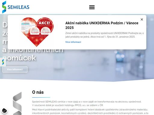 semileas | distribuujeme zdravotnický materiál a inkontinentní pomůcky