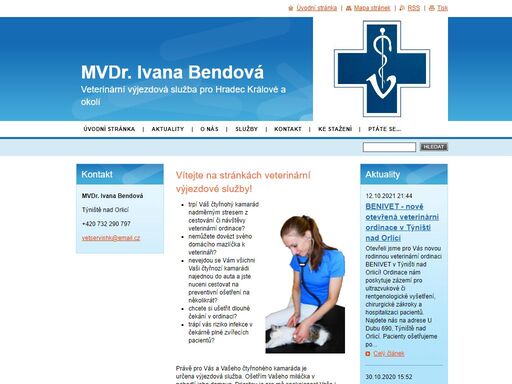 mvdr. ivana bendová vetservishk veterina hradec králové mobilní veterina veterina nechanice týniště nad orlicí veterinář veterinární výjezdová služba mvdr. ivana bendová, veterina hradec králové nechanicko výjezdová služba mobilní veterinář veterinární mvdr. ivana bendová - veterinární výjezdová služba pro psy, kočky a drobné savce. ošetříme vašeho čtyřnohého kamaráda v pohodlí jeho domova, bez zbytečného stresu.