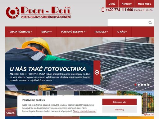dodáme vám brány, garážová vrata a jejich pohony, zastíníme váš objekt nebo zahradu, otevřeme vám cestu k pohodlí.