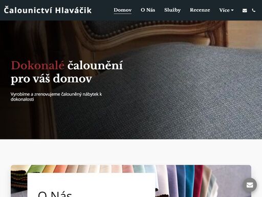 vyrobíme a zrenovujeme čalouněný nábytek k dokonalosti