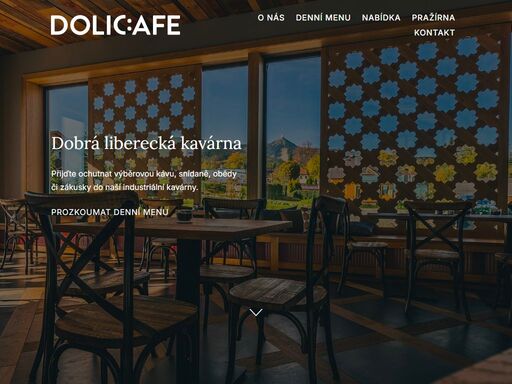 přijďte ochutnat výběrovou kávu, snídaně, obědy či zákusky do naší dobré liberecké kavárny.