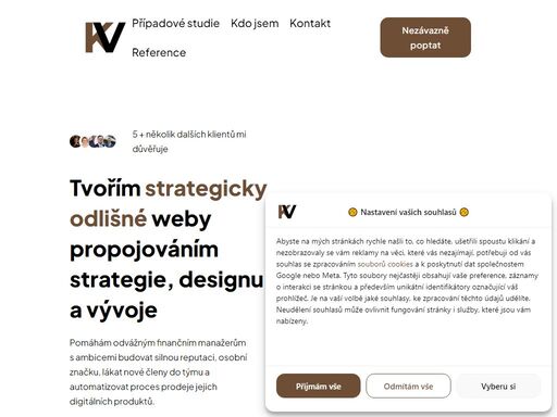 designuji a tvořím strategicky odlišné weby na míru pro finanční manažery a podnikatele, kteří mají odvahu vystoupit z řady.