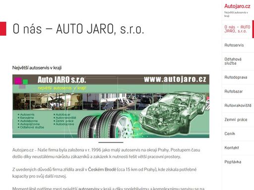 autojaro - patříme mezi největší autoservisy v kraji a díky spolehlivému a komplexnímu servisu se na nás obracejí firmy i jednotlivci za širokého okolí.
