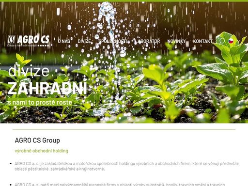agro cs je významným evropským výrobcem substrátů, hnojiv, travních osiv a prostředků na ochranu rostlin. pěstujeme vlastní trávníkové koberce a pečujeme tak o rozvoj veřejné, komunální a sportovní zeleně.
