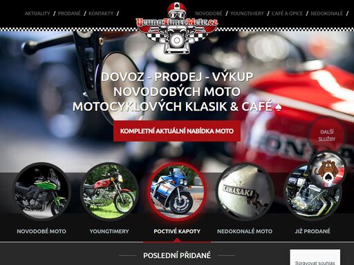dovoz - prodej - výkup motocyklových klasik & café ¦