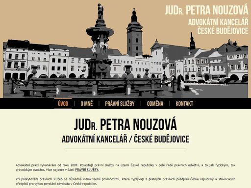 advokátní kancelář judr. petra nouzová, české budějovice