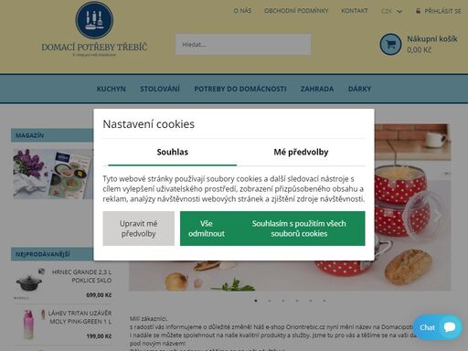 eshop | orion třebíč