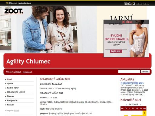 chlumecký lvíček 2025 - zko chlumec - 157 zve na závody agility

chlumecký lvíček 2025

datum:;31. 5. 2025

místo:;pozor, změna místa konání! agility aréna ...