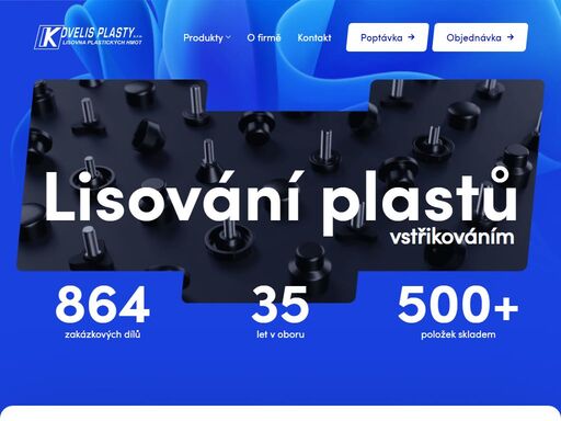 rodinná lisovna plastů od roku 1990 v kramolně u náchoda. moderní provozovna od 2001 zaručuje kvalitní výrobky na zakázku dodávané do 14 dnů. spolehněte se na nás pro efektivní a rodinný přístup k lisování.