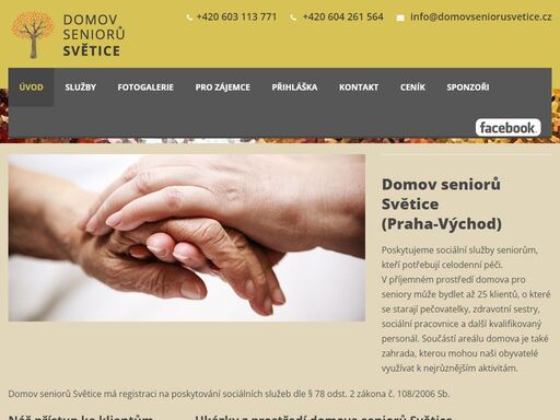 respektujeme jedinečnost a důstojnost každého obyvatele našeho domova. podívejte se na ukázky z prostředí domova pro seniory světice (praha-východ).